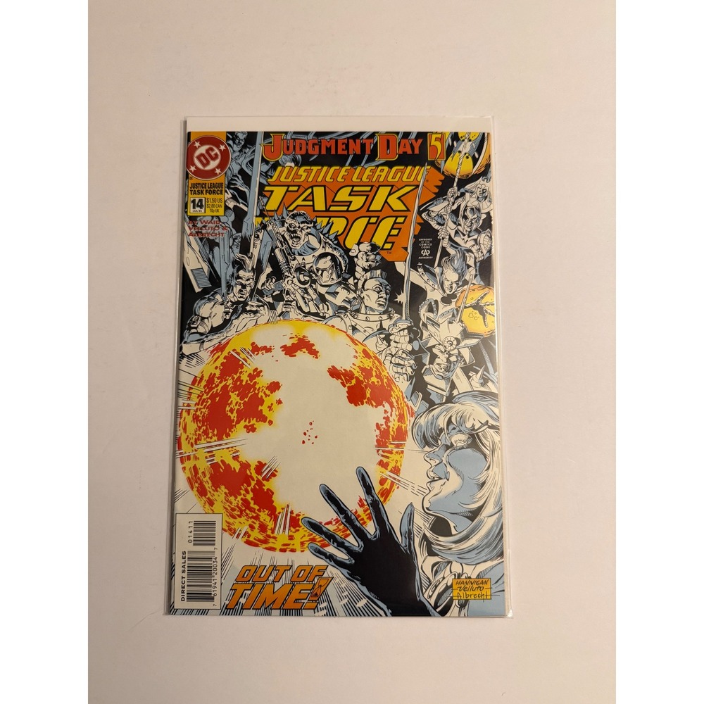 Justice League Task Force 14 DC Comics July 1994 Judgment Day Part 5 Out of Time